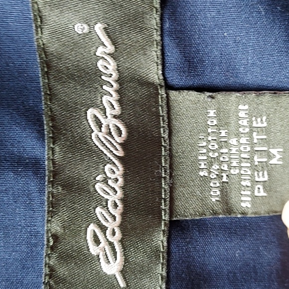Eddie Bauer denim jacket size petite medium - Picture 2 of 5